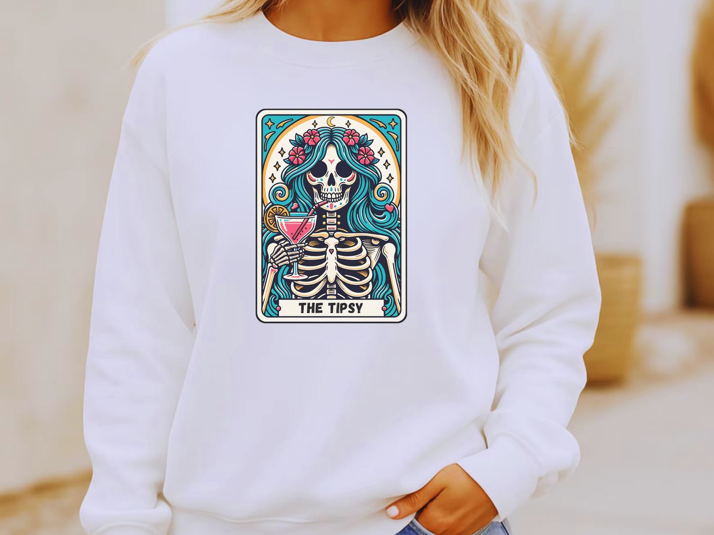 The Tipsy Tarot Card Sweatshirt