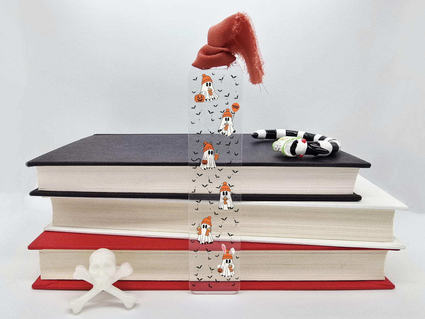 Trick-or-Treat Ghost Acrylic Bookmark