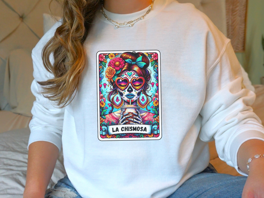 La Chismosa Tarot Card Sweatshirt