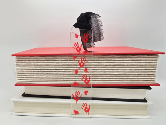 Halloween Bloody Hands Acrylic Bookmark
