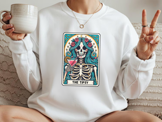 The Tipsy Tarot Card Sweatshirt