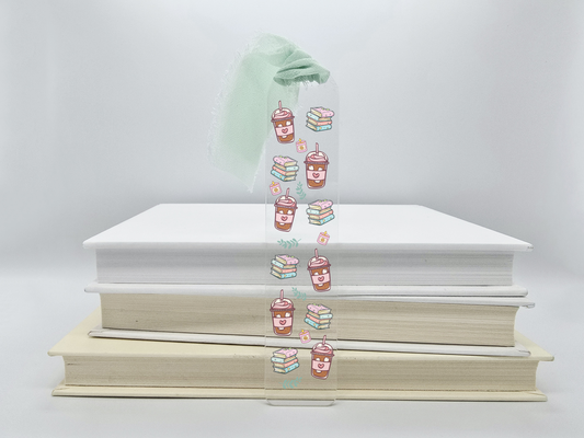 Brew & Books Acrylic Bookmark